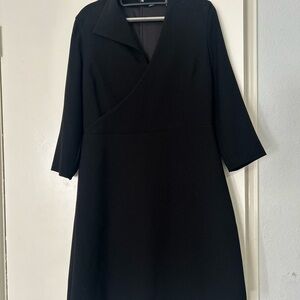 Elie Tahari Black Long Sleeve Dress